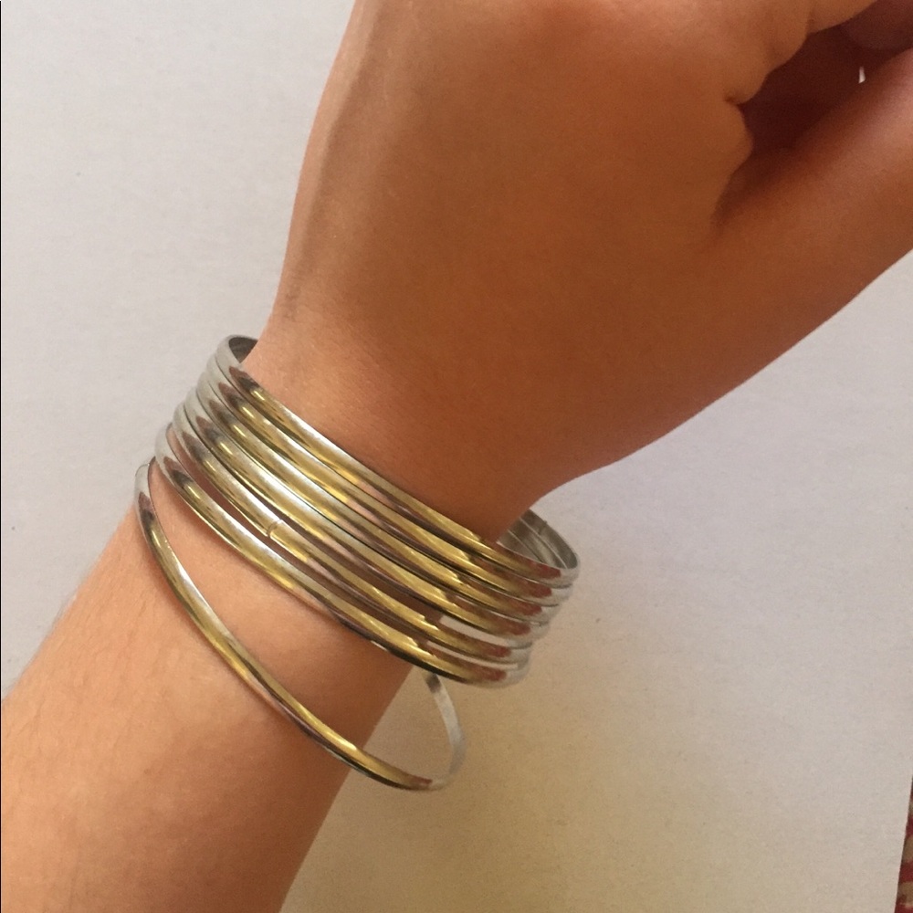 Silver Bangles